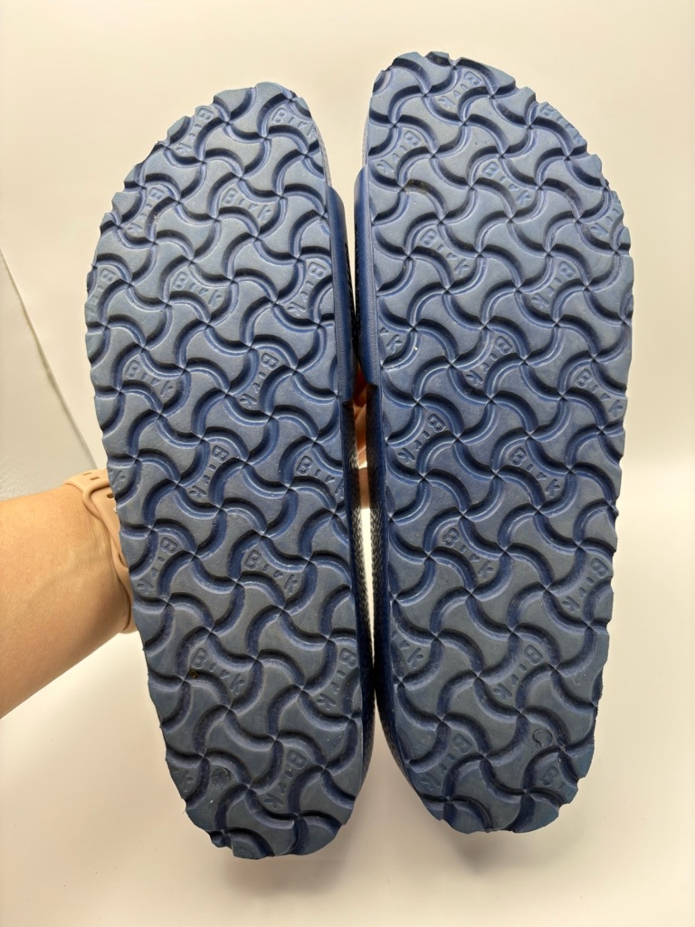 Birkenstock Madrid Eva Blue Sandals Slides Slip On Womens Size 9 EXCELLENT SHAPE - Picture 6 of 7